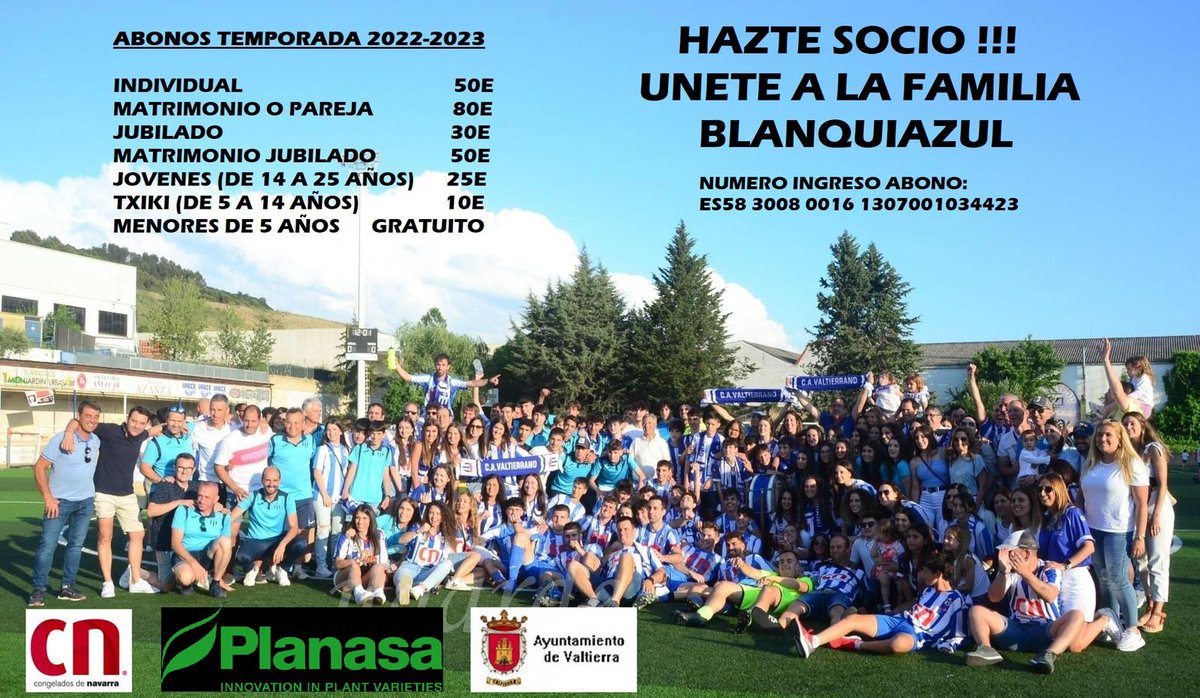 valtierrano1941's tweet photo. Esta tarde trofeo villa de valtierra, a las 19:00 @valtierrano1941 - @Marcilla_Aurora, ven y hazte socio!!! https://t.co/znaRVpcXcz