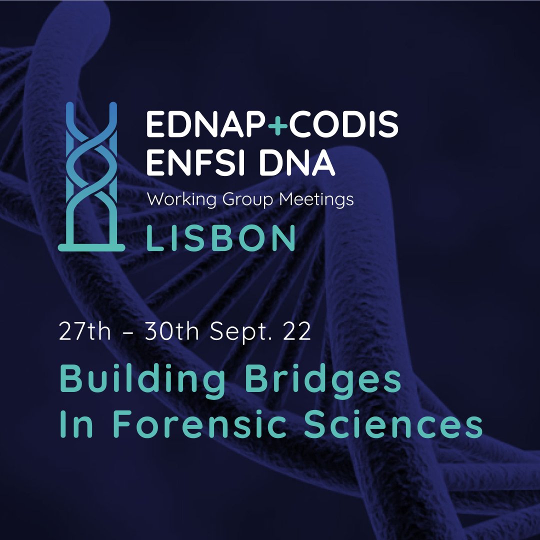 EnfsiDNA22's tweet photo. Welcome to EDNAP 58th, CODIS European Users 16th & ENFSI DNA 48th Working Group Meetings 🧬
The main meeting of specialist laboratories at European - 4 days with more speakers and more knowledge!
🔜September 27-30, 2022
https://t.co/xvBpuxKmSf
#ENFSIDNA22 #ENFSI #CODIS #EDNAP https://t.co/6lkCYSc7Qb
