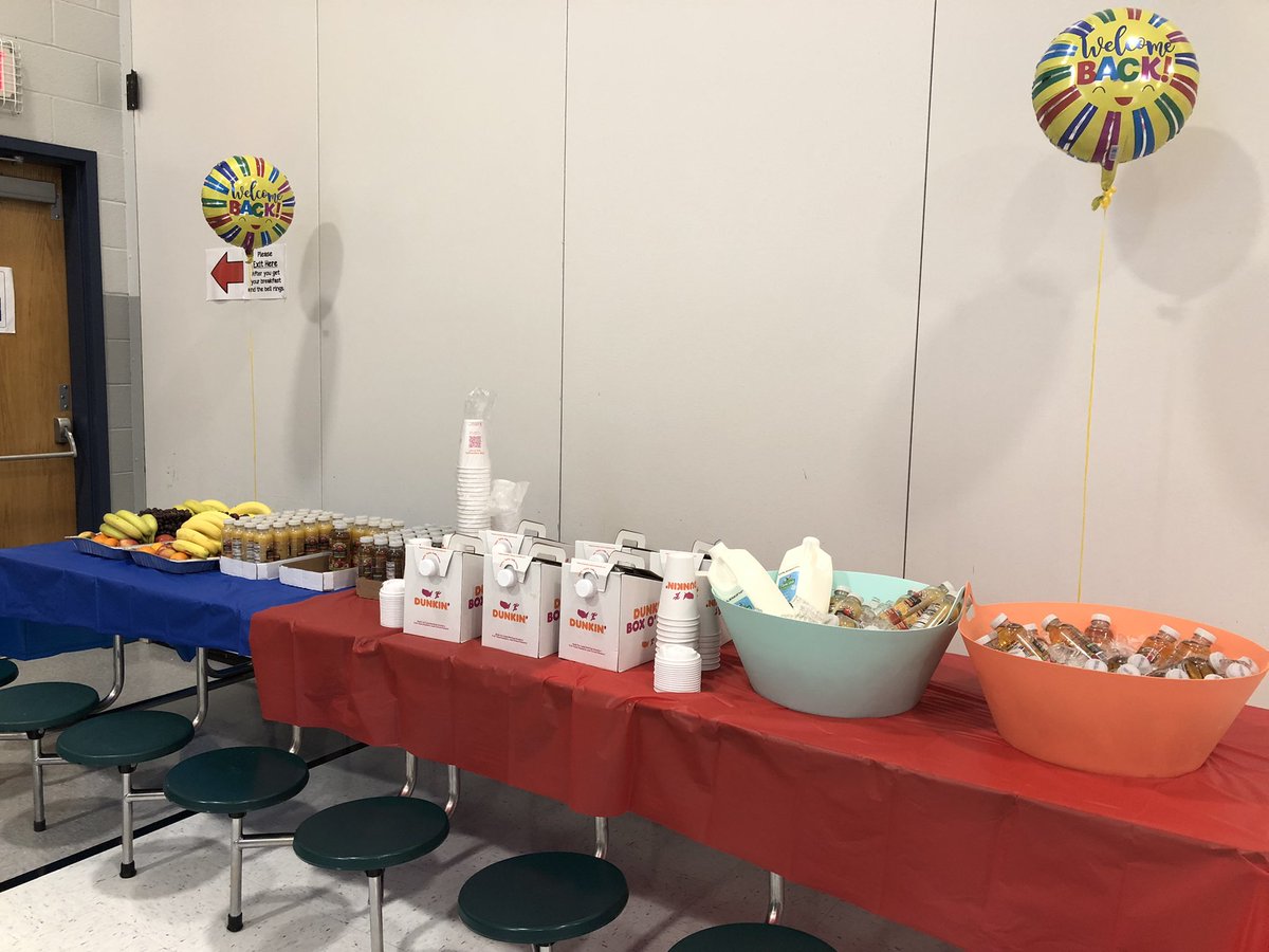 Huge thank you to our LES PTO for providing breakfast!