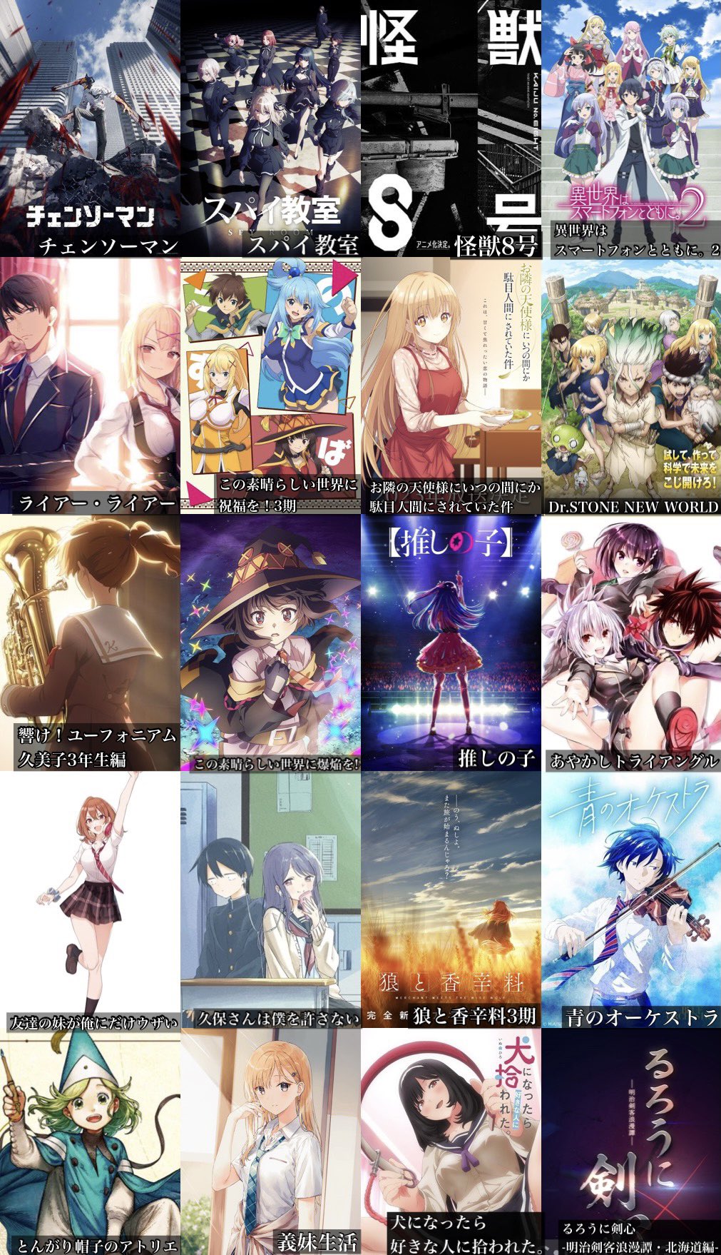 とあるん アニメ化が決定している作品をまとめました T Co Fvidhfzzk8 Twitter
