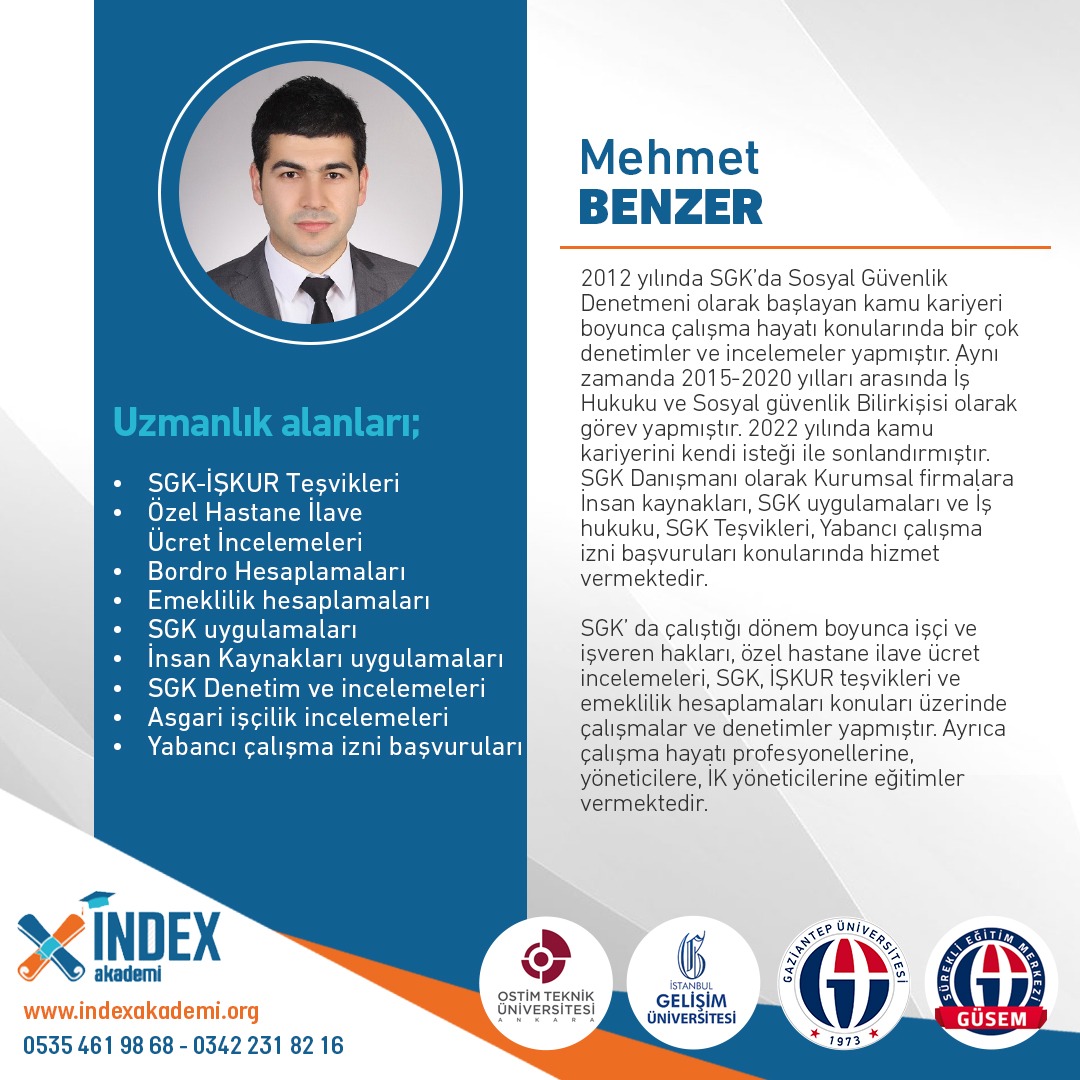 indexakademi's tweet photo. Eğitmen Mehmet BENZER 

İnsan kaynakları uzman yardımcılığı eğitmeni

15 eylül 2022 başlangıç tarihi 45 gün 150 saat eğitim.

#indexakademi #index #egitim https://t.co/ApIJKMr5VQ