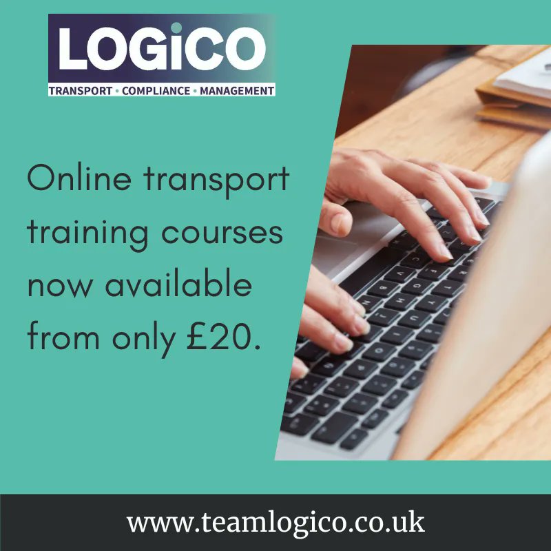 💡 New online courses! 💡

Upskill your transport and logistics staff with our latest range of online courses are now available to book, starting from only £20 they include:

💻 Accident awareness
💻 Drivers records
💻 Digital #tachograph

📧 training@teamlogico.co.uk