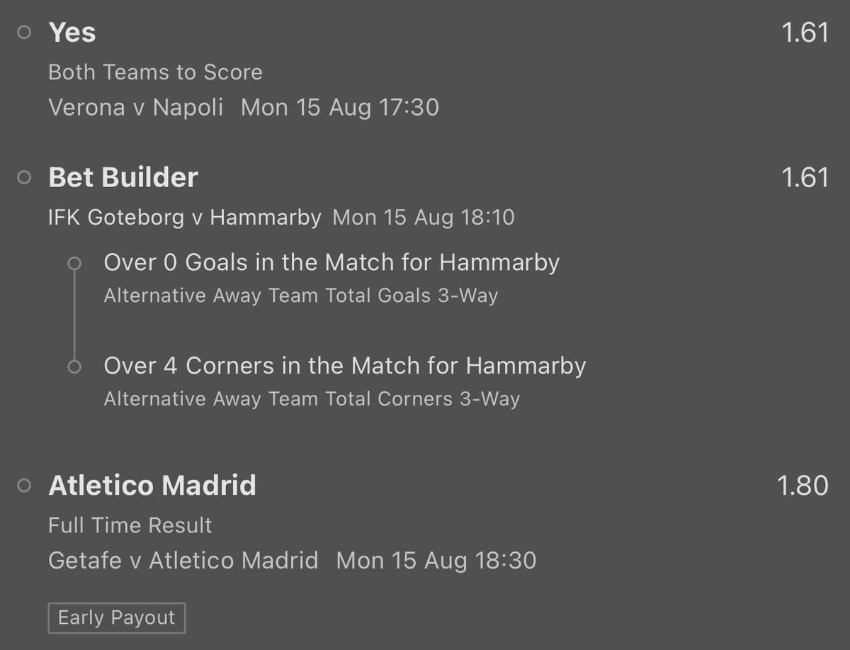 LPTipster's tweet photo. MONDAY ACCA 💎

Iceland 🇮🇸 
Turkey 🇹🇷 
Italy 🇮🇹 
Sweden 🇸🇪 
Spain 🇪🇸 

14.50 ODDS 💴

0.5 UNITS 💰

Like and follow if you’re on ❤️‍🔥

#GamblingTwitter #inplay https://t.co/dvoi5g0KdP