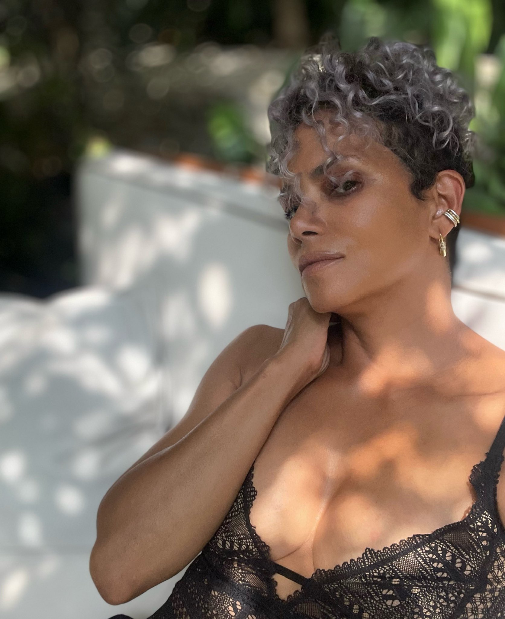 Halle Berry looks beautiful in new selfie for her 56th birthday. 