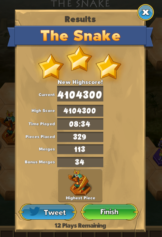 NoCopyPasta's tweet photo. Just scored 4104300 during Cleopatra's Arcade Tournament for @InfiniMerge! #infinigods #infinimerge via @infinigods Join the Discord to track leaderboards and prizes! https://t.co/fpgymSWY94