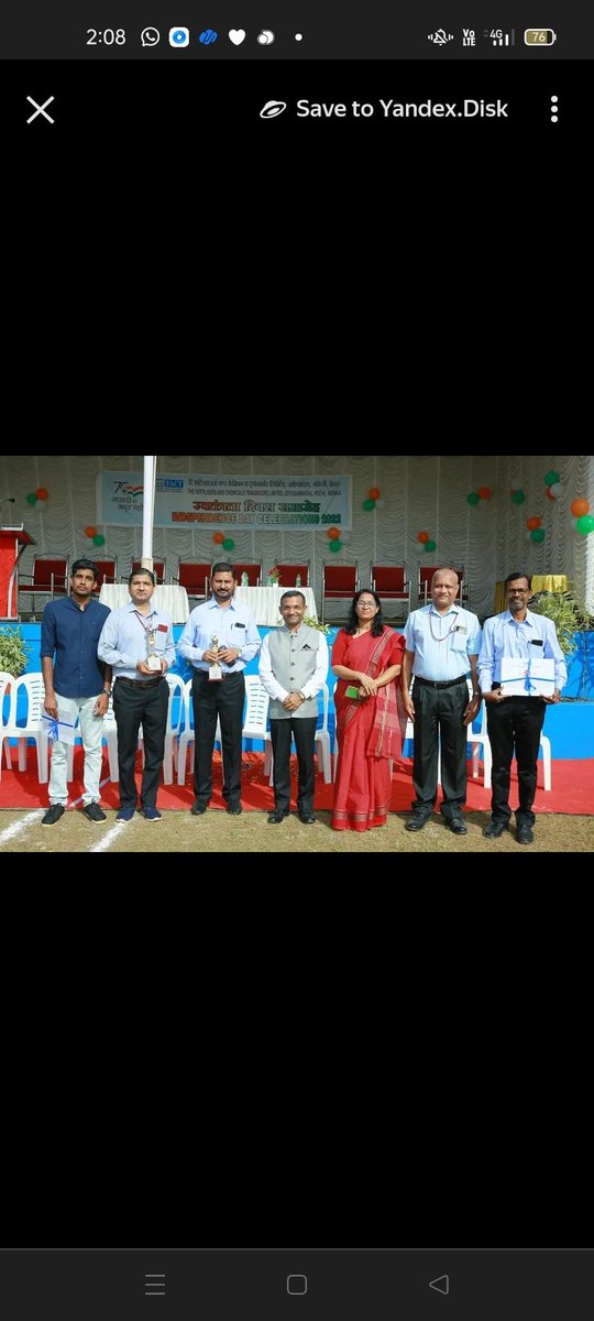 RejeniN's tweet photo. It's a matter of deep pride when Marketing Division is awarded for exemplary contributions.Congratulations Team Industrial Products  and Team Fertilisers(TN)!
With Director(Marketing) and award winners at FACT Celebrations of 76th   Independence Day. https://t.co/yWlCgWMMIm