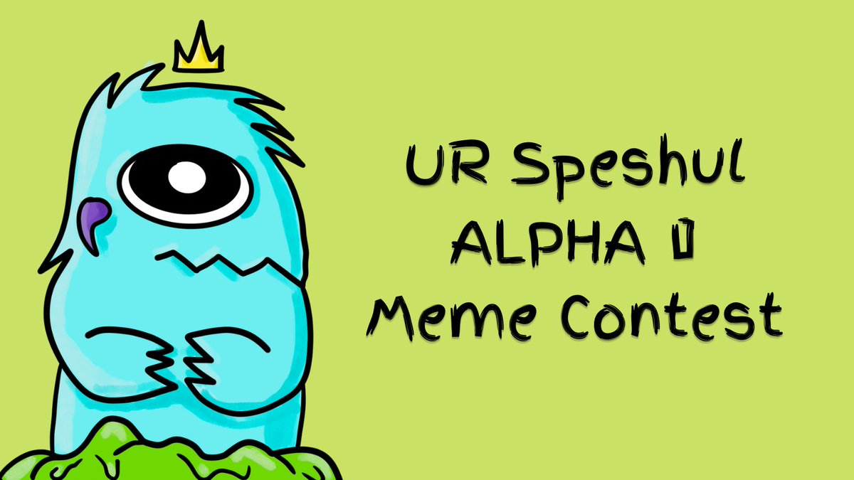 .::UR Speshul Meme Contest::.

Yes, the rumors are true. <a href="/CoolmanUniverse/">Coolman's Universe</a> is bringing Alpha back👀. To celebrate we need some MEMES.

2 people will win a <a href="/coolmanbabies/">babies</a> on this week's Speshul Spaces.

🧵Rules 👇