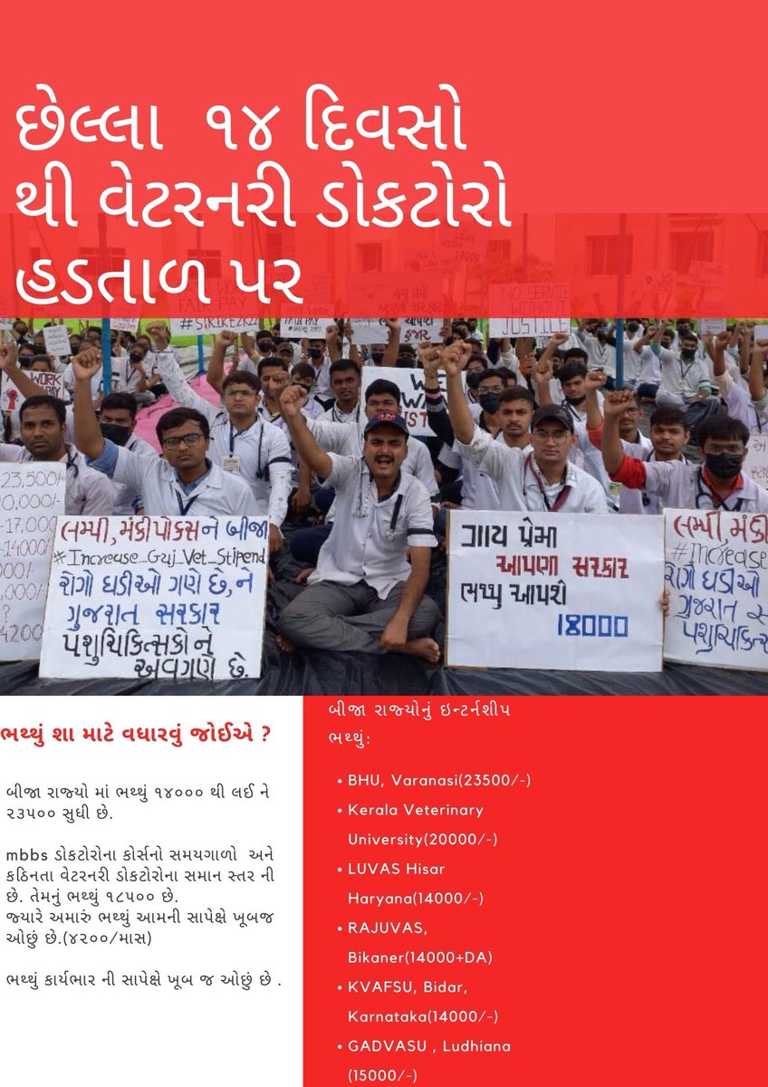 PancholiJay1's tweet photo. #increase_guj_vet_stipend
@CMOGuj @KanuDesai180 @RaghavjiPatel @PRupala @CRPaatil https://t.co/MCOM1cTiq3
