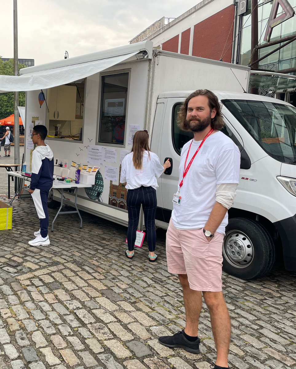 Bristol Mobile Laboratory (@brismobilelab) on Twitter photo Its the penultimate day of our roadtrip and we're back in Anchor Square with some guest researchers! Come and say hi to @TomJewell17, <a href="/macordero/">MiguelCorderoVega</a> and <a href="/TheWCHADS/">Wirral Child Health & Development Study (WCHADS)</a> Nicky Wright 👋 Its the penultimate day of our roadtrip and we're back in Anchor Square with some guest researchers! Come and say hi to @TomJewell17, <a href="/macordero/">MiguelCorderoVega</a> and <a href="/TheWCHADS/">Wirral Child Health & Development Study (WCHADS)</a> Nicky Wright 👋