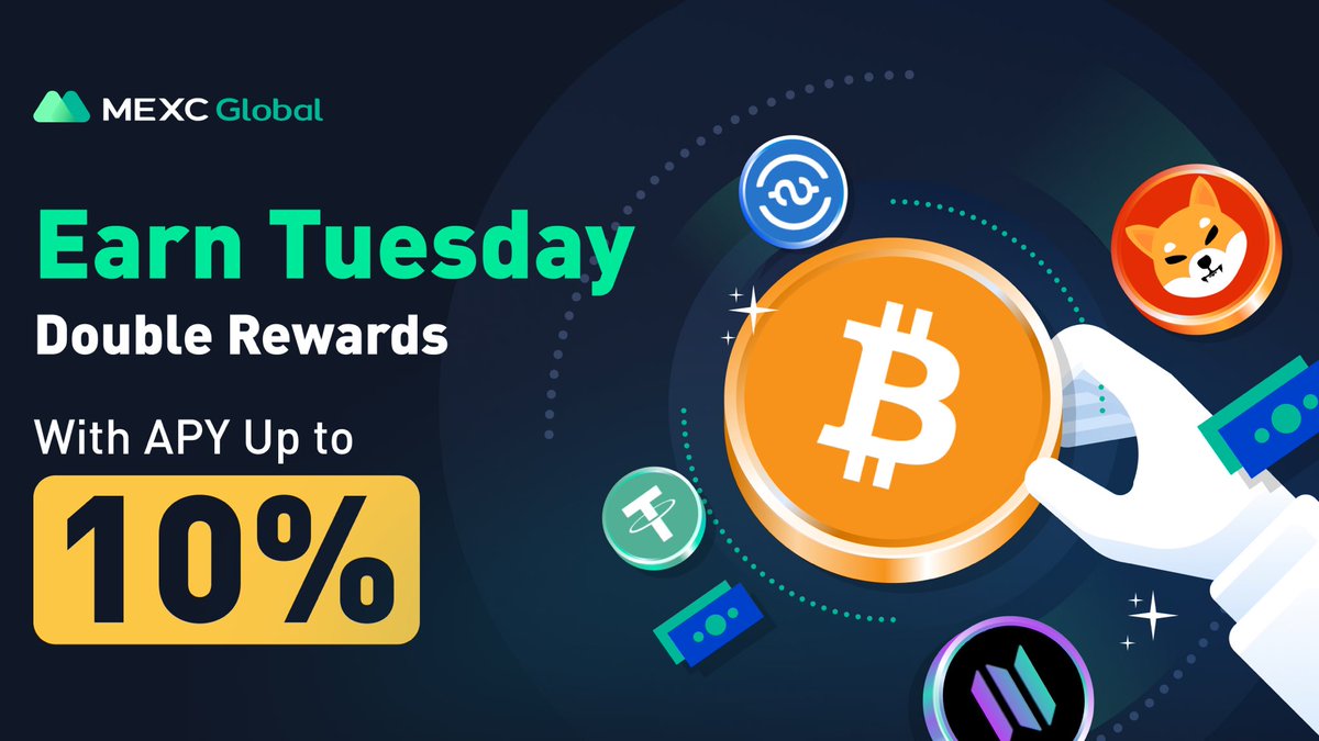 Alpha_MEXC's tweet photo. 🍵💗🎊

🌟MEXC Staking invites you to join the Earn Tuesday event and enjoy staking products with good yields every Tuesday.
 
✅Comment &amp; RT &amp; Like 

🌟We will choose ten winners for 300 USDT #Airdrops

Details👉 https://t.co/WqN4IuLSyl

  #web3 #Giveaway #gamefi #NFTCommunity https://t.co/96SbY55uLw