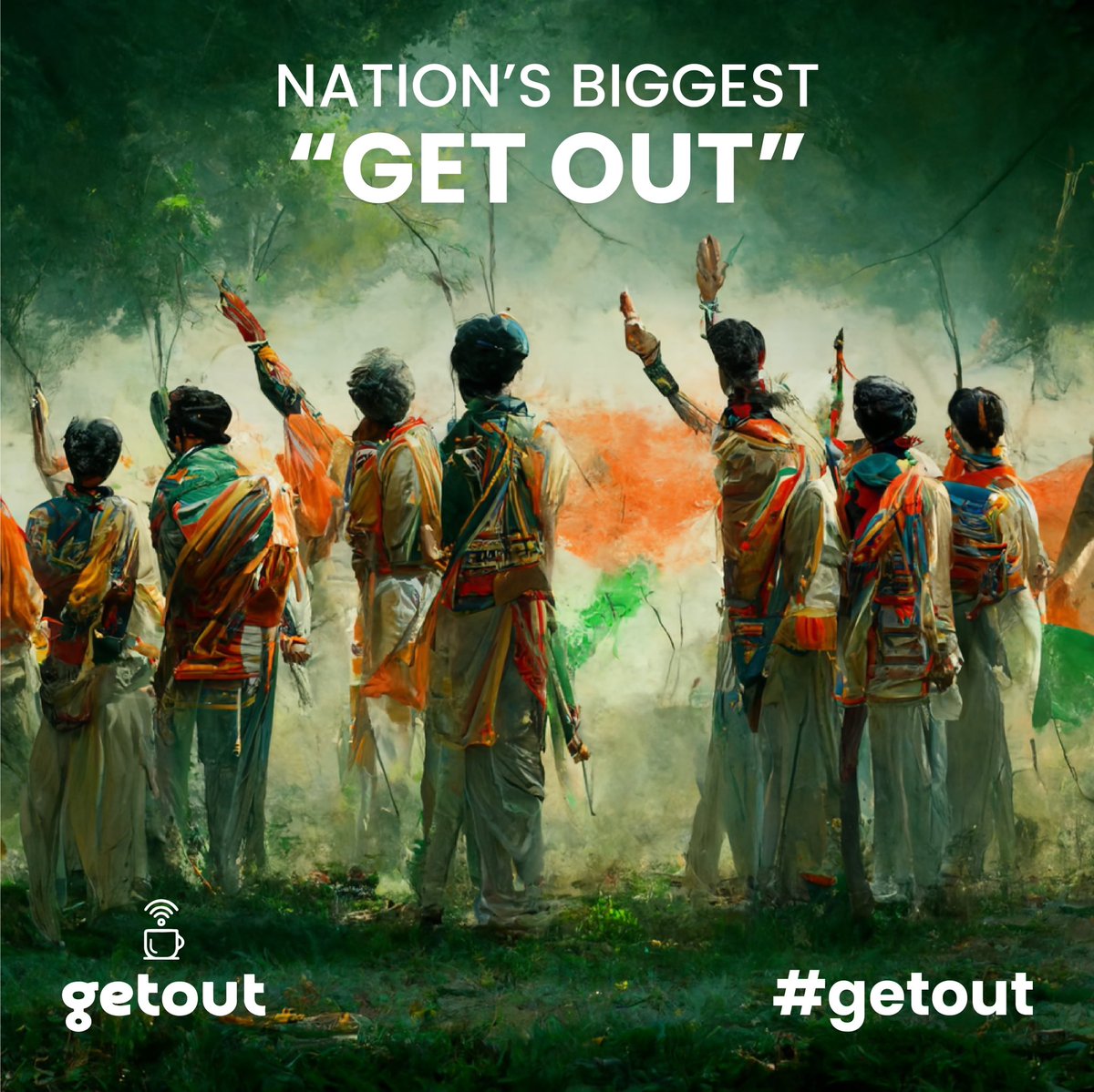 Getoutindia's tweet photo. It's been 75 years since we said get out to the Britishers and tasted freedom for the first time.
.
.
.
.
#AzadiKaAmritMahotsav #independenceday #75thindependenceday #getoutside #getout #harghartiranga https://t.co/UgLy2WOqLc