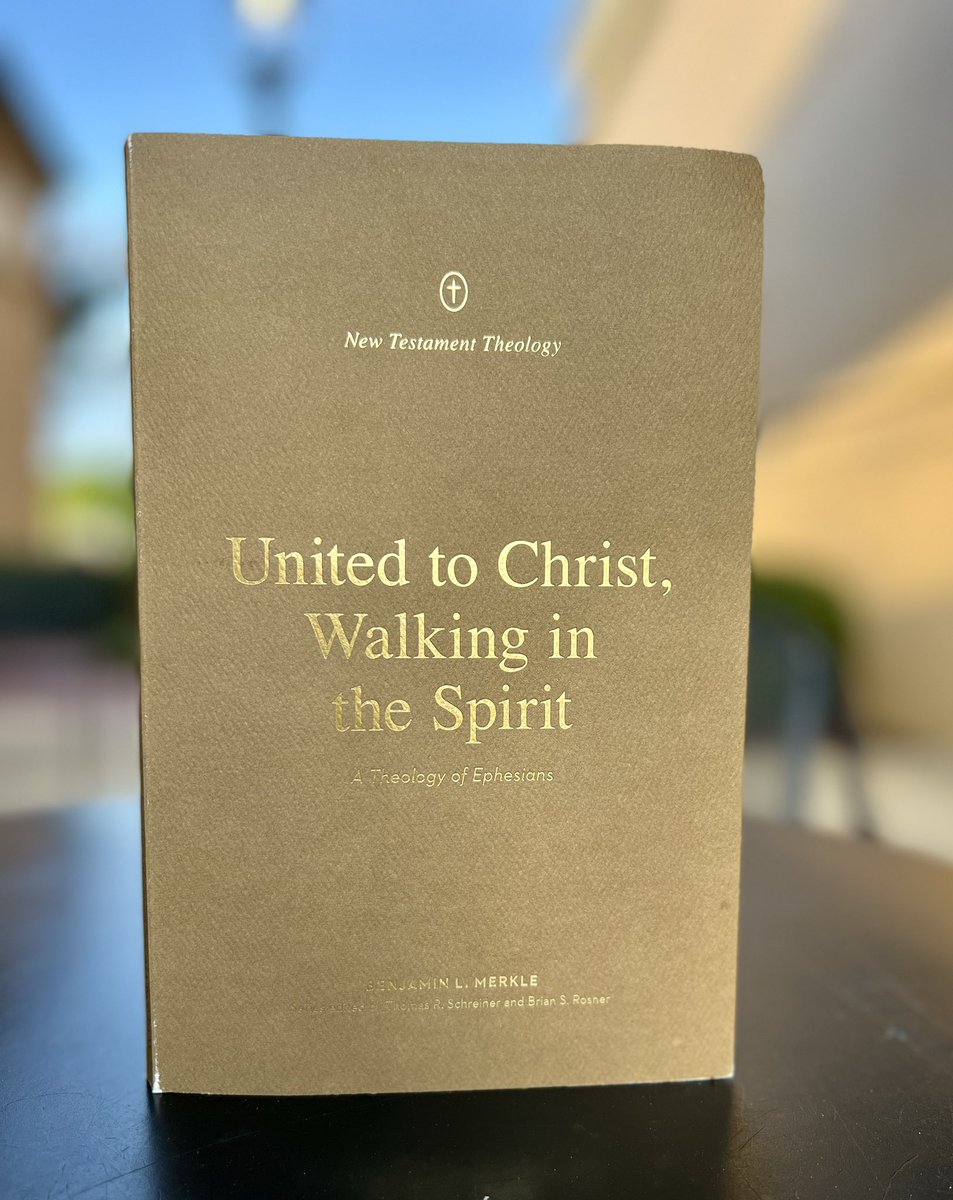 Book of the Week: United to Christ, Walking in the Spirit by <a href="/Benmerkle/">Benjamin L. Merkle</a> and <a href="/crossway/">Crossway</a>. 📖

Volume 3 of The New Testament Theology Series edited by <a href="/DrTomSchreiner/">Tom Schreiner</a> and Brian Rosner. 

This is a wonderful series, and I’m thankful for Merkle’s labor.