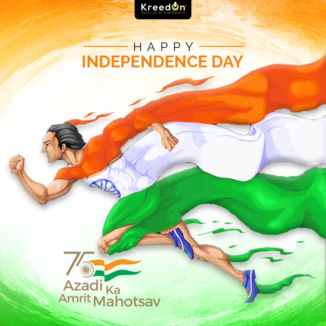 There is no bigger patriot than a #soldier and an #Athlete. Both of them have just one dream, to wrap themselves in the #NationalFlag one day! 
A big #Salute to all the soldiers and athletes of India on the #75thIndependencedayIndia! 
#JaiHind!
