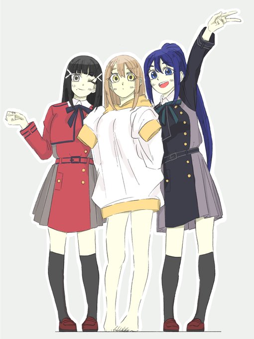 リコリコの制服デザイン好き過ぎるので、AZALEAちゃんに着てもらった(*'ω`*) 