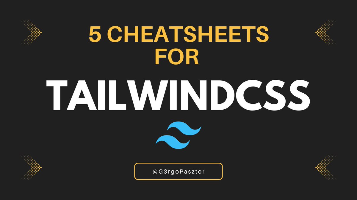 G3rgoPasztor's tweet photo. #webdev

5 Free cheatsheets for TailwindCSS

(Thread)🧵 https://t.co/9Mv7zeNB26