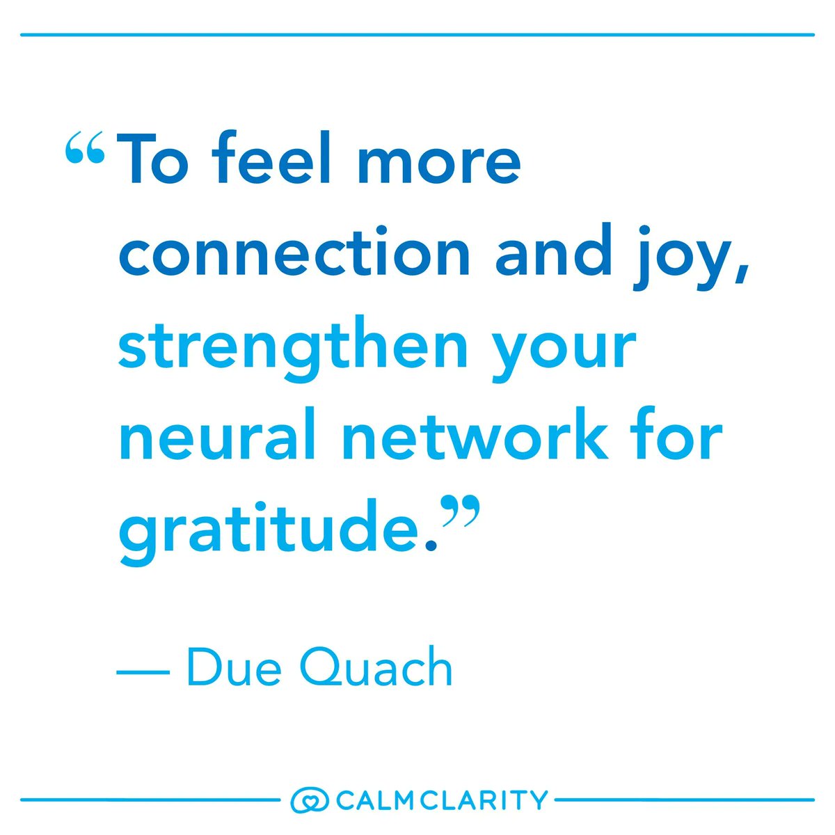 DueMQuach's tweet photo. Explore & Apply:
Take a minute to feel thankful for someone who had a positive impact on you. Then experience how gratitude activates the neural networks for connection and joy.
#gratitude #mindfulness #ShiftIntoBrain3 #CalmClarity #DueQuach #Inspiration https://t.co/WeQGLPuFza
