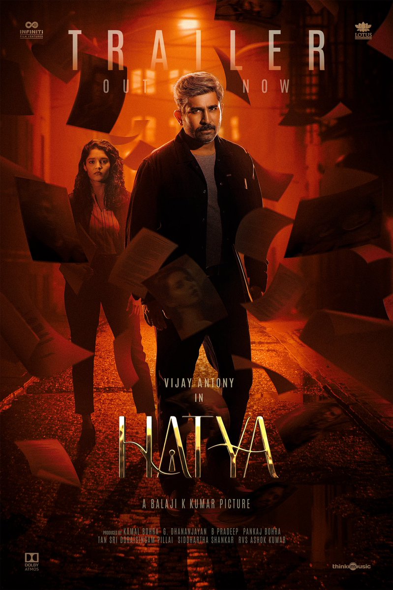 Here’s the Intriguing 
#HATYATRAILER 

➡️youtu.be/kqIeE7Ah880

Best wishes to team #HATYA
<a href="/vijayantony/">vijayantony</a> 
<a href="/DirBalajiKumar/">Director Balaji Kumar</a> <a href="/ritika_offl/">Ritika Singh</a> <a href="/Meenakshiioffl/">Meenaakshi Chaudhary</a>
<a href="/FvInfiniti/">Infiniti Film Ventures</a> <a href="/lotuspictures1/">Lotus Pictures</a> <a href="/bKamalBohra/">Kamal Bohra</a> <a href="/Dhananjayang/">G Dhananjeyan</a> <a href="/pradeepfab/">Pradeep</a> <a href="/siddshankar_/">Siddhartha Shankar</a> <a href="/thinkmusicindia/">Think Music</a>