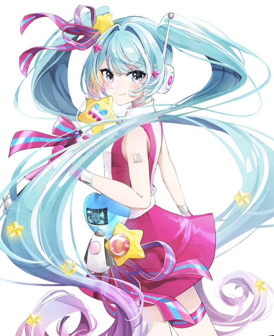 初音ミク ,null 「10thちゃん 」|松りのイラスト