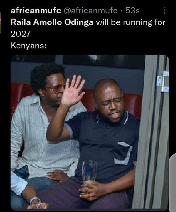 If he don't win today then achana nayo  Raila Amollo Odinga #kenyaelections2022  #KenyanElection2022<a href="/tag/kenyaelections2022"class="tags"><span>#kenyaelections2022</span></a><a href="/tag/kenyanelection2022"class="tags"><span>#kenyanelection2022</span></a>