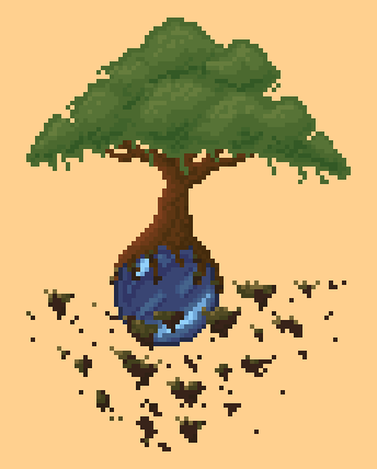 Practice with tree and stuff #pixelart