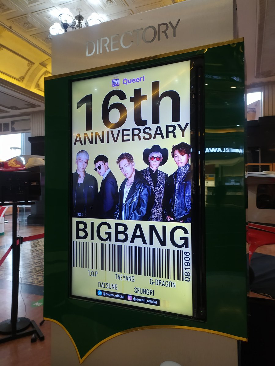 heleenxiao's tweet photo. BIGBANG 16th anniversary ads at Jogja City Mall Yogyakarta
#BIGBANG #BIGBANG_16th_Anniversary https://t.co/Hvd0qB1Xnd