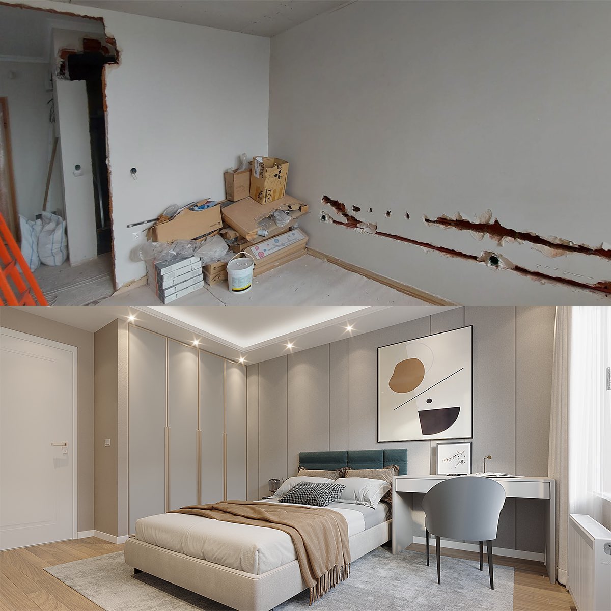 CavettoArc's tweet photo. Before / After 
 Design by Cavetto Architects
#homedesign  #beforeafter #interiordesign #design  #decoration #afterdesign https://t.co/8xGcEcJHXj