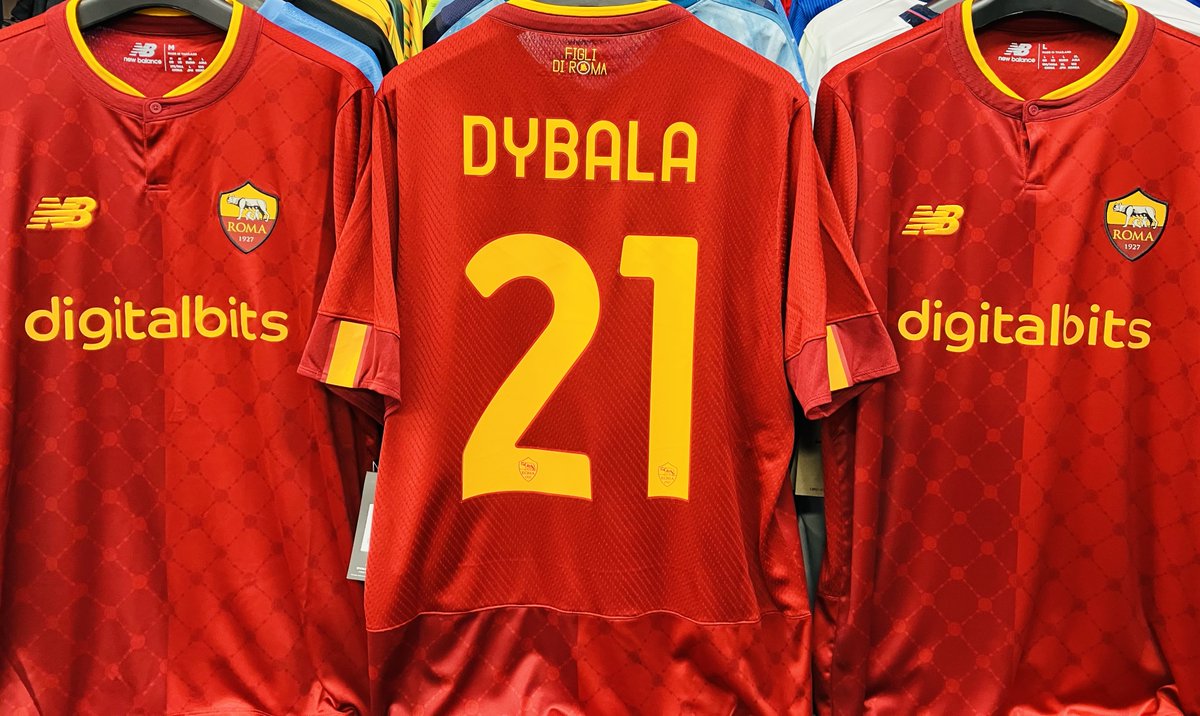 🟠#ASローマ 22-23 HOME ユニフォーム🐺 2⃣1⃣ #ディバラ 入荷しま