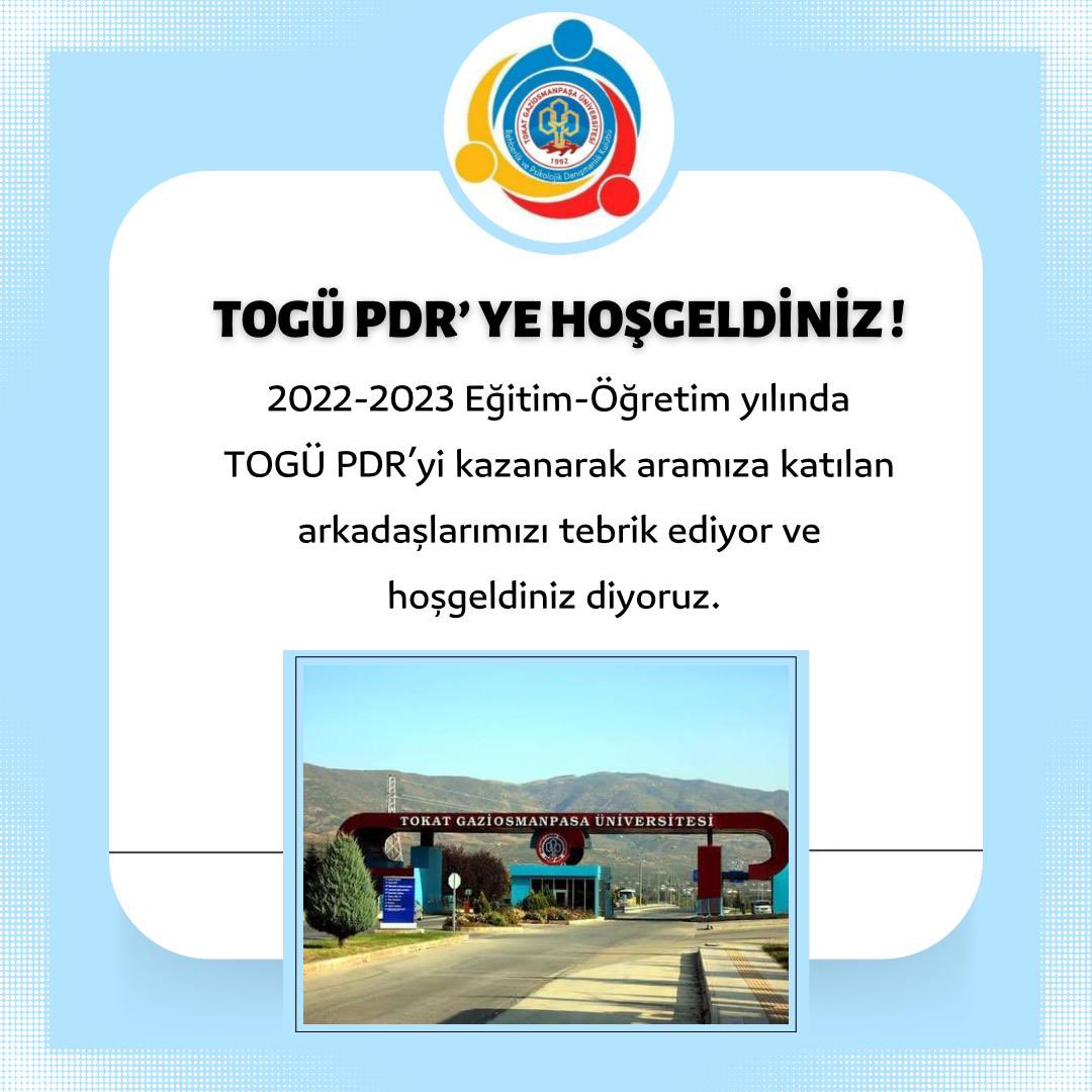 ToguPdrKulubu's tweet photo. TOGÜ PDR’YE HOŞGELDİNİZ 🤩
2022-2023 Eğitim-Öğretim yılında TOGÜ PDR’yi kazanarak aramıza katılan arkadaşlarımızı tebrik ediyor ve hoşgeldiniz diyoruz 🥳🤍✨
https://t.co/0vjb3ZaIOE https://t.co/VkGkrHaZwk