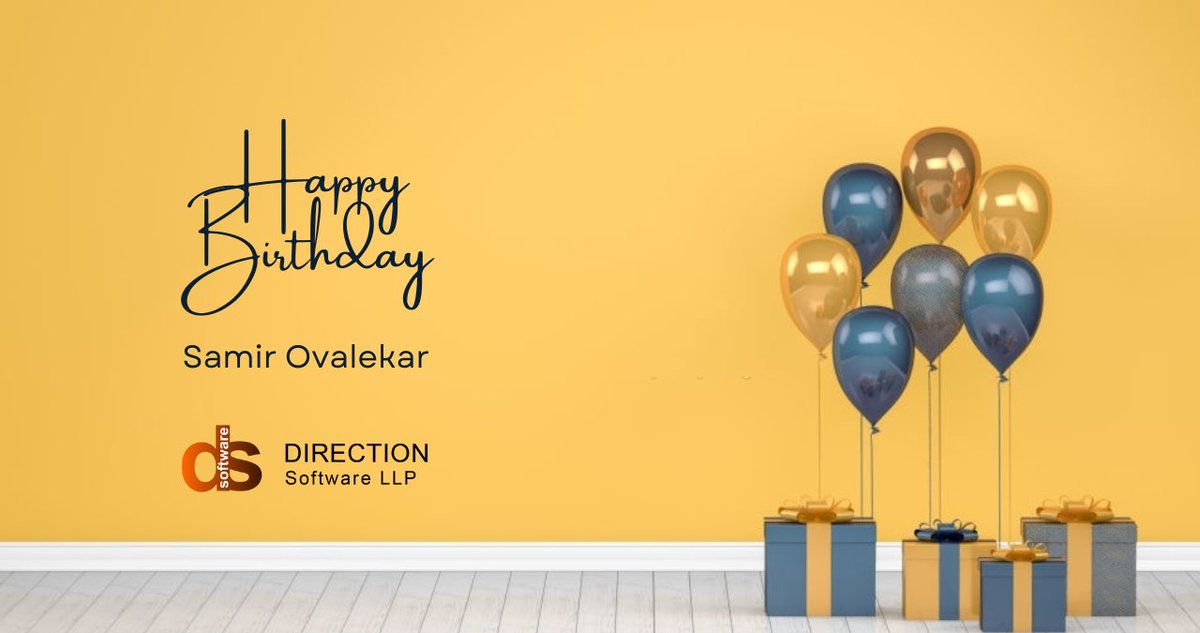 directionswsoln's tweet photo. A Very Happy Birthday to Samir Ovalekar!

#DirectionSoftware #HappyBirthday #MGTeam #TSG #TechnicalSupportManager #BirthdayWishes https://t.co/kvOaQA3fLd