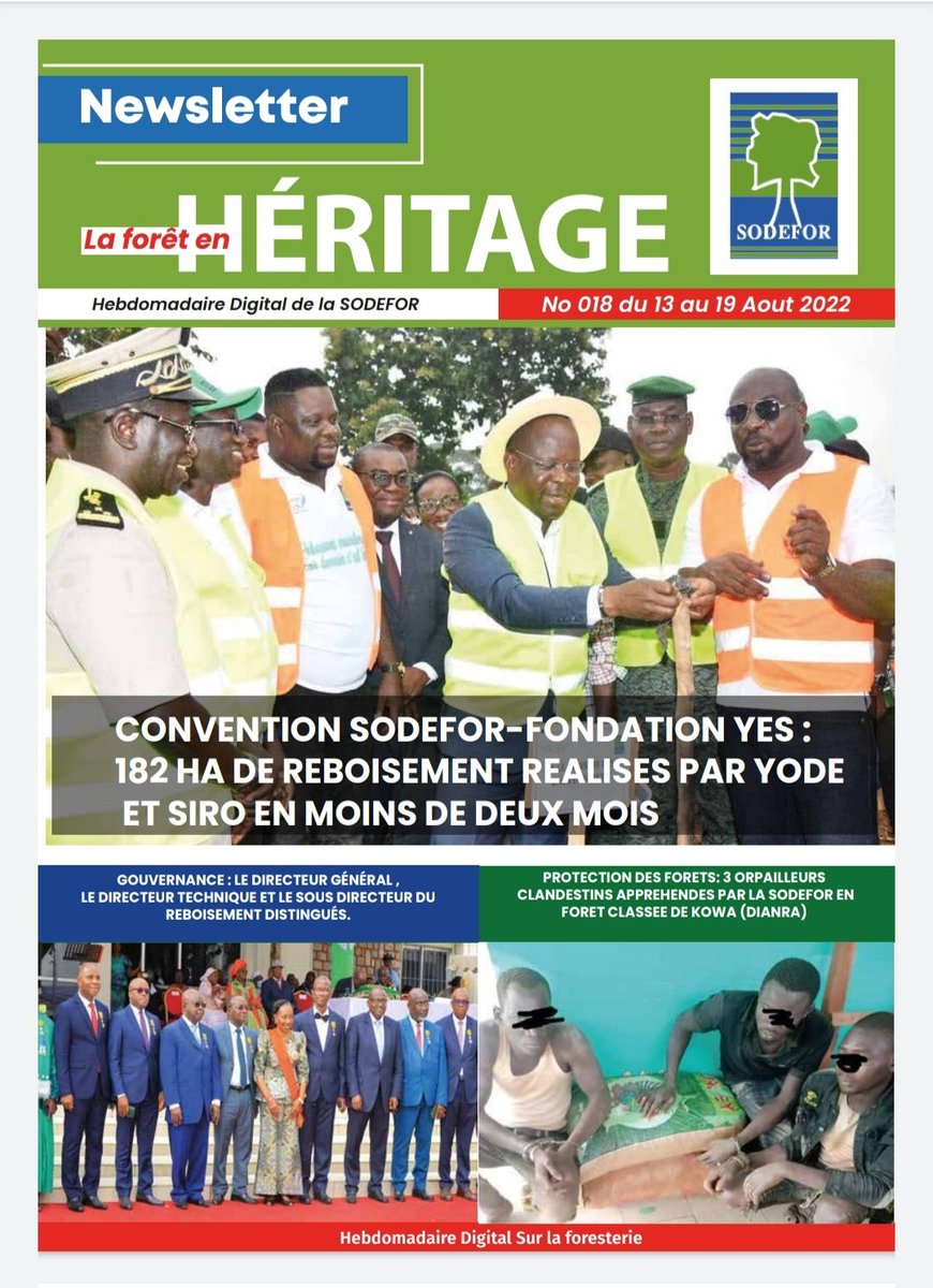SODEFOR22's tweet image. La @SODEFOR22 un partenaire sûr pour la restauration et la préservation des forêts et la lutte la désertification. Avec 1 Centre de semences forestières certifiées et 2 centres de bouturage et une expertise acquise en 56 ans. @FondationYes @FAOCotedIvoire @sgaiji @dimbobin