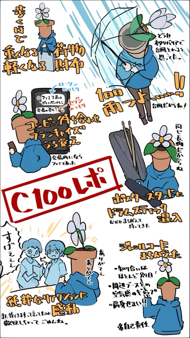 夏コミレポ🗒
#C100 