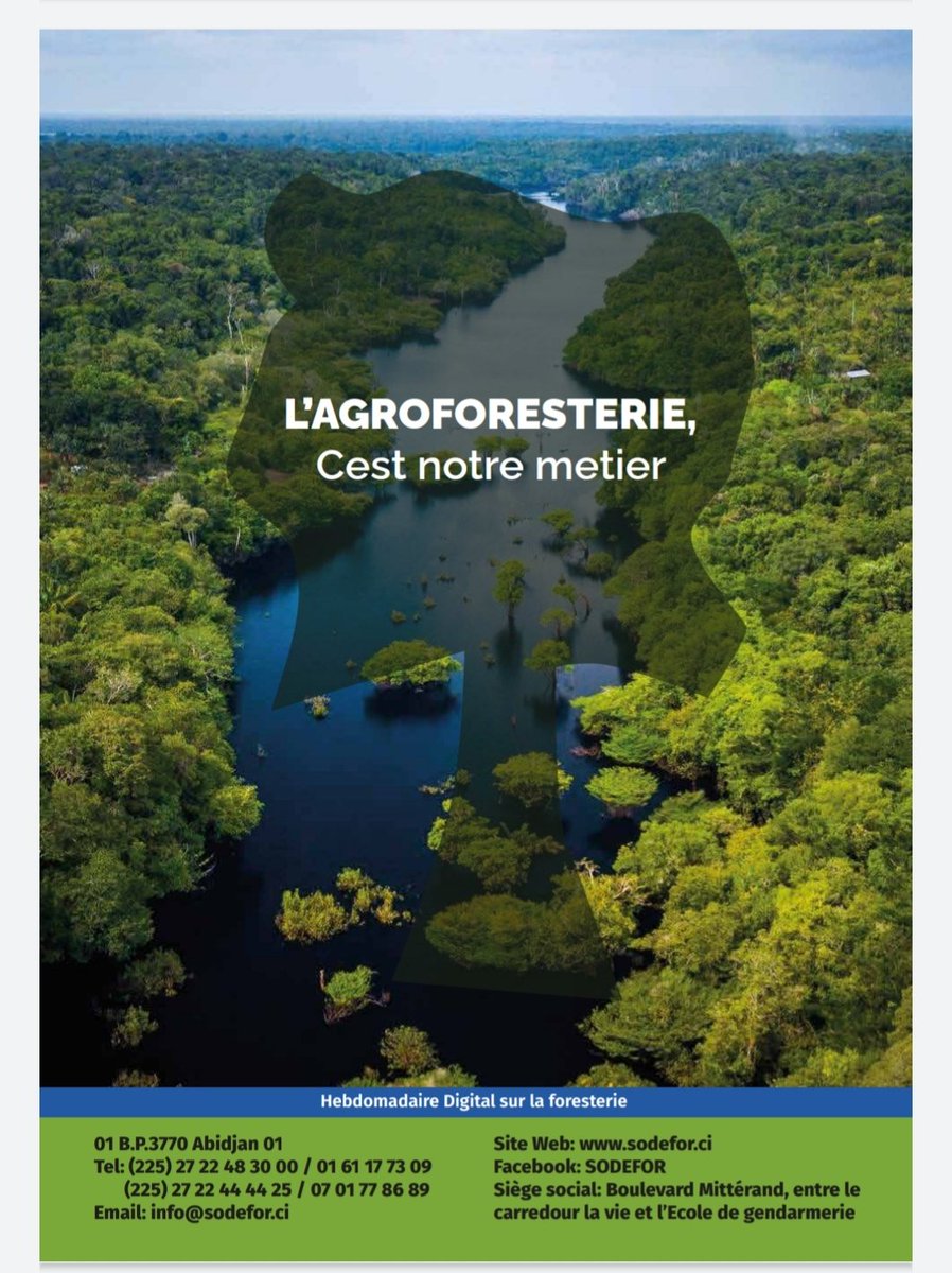 SODEFOR22's tweet image. La @SODEFOR22 un partenaire sûr pour la restauration et la préservation des forêts et la lutte la désertification. Avec 1 Centre de semences forestières certifiées et 2 centres de bouturage et une expertise acquise en 56 ans. @FondationYes @FAOCotedIvoire @sgaiji @dimbobin