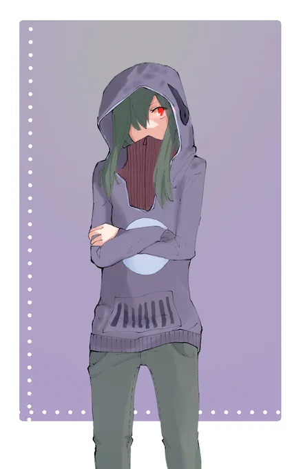 2014.01.23 に描いた絵をデジタル化してみた。 #カゲロウデイズの日 