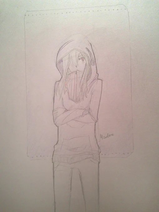 2014.01.23 に描いた絵をデジタル化してみた。 #カゲロウデイズの日 