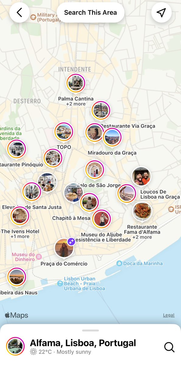 Loving this new #instagram feature « search this area » 👌 #Travel #traveltips