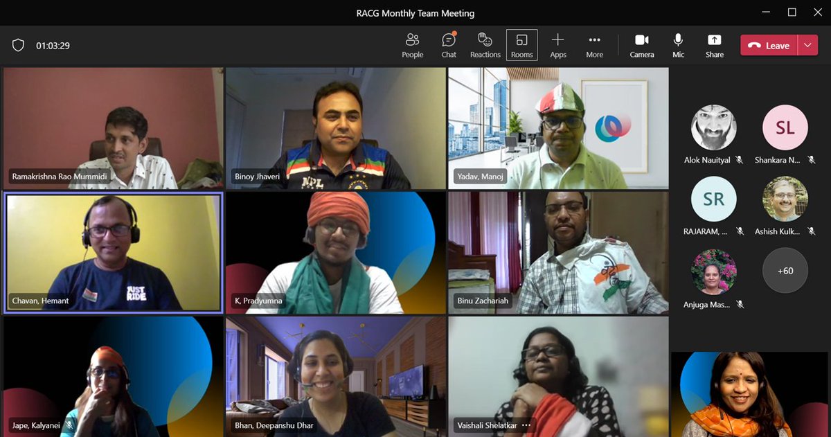 Atos_India's tweet photo. With great excitement, GDC India RACG Team is celebrating our historic accomplishment and the 75th year of our freedom. Happy Independence Day! 🇮🇳 

#75thIndependenceDay2022 🇮🇳 #AtosGDCIndia #WeAreAtos https://t.co/YLFLIjowlm
