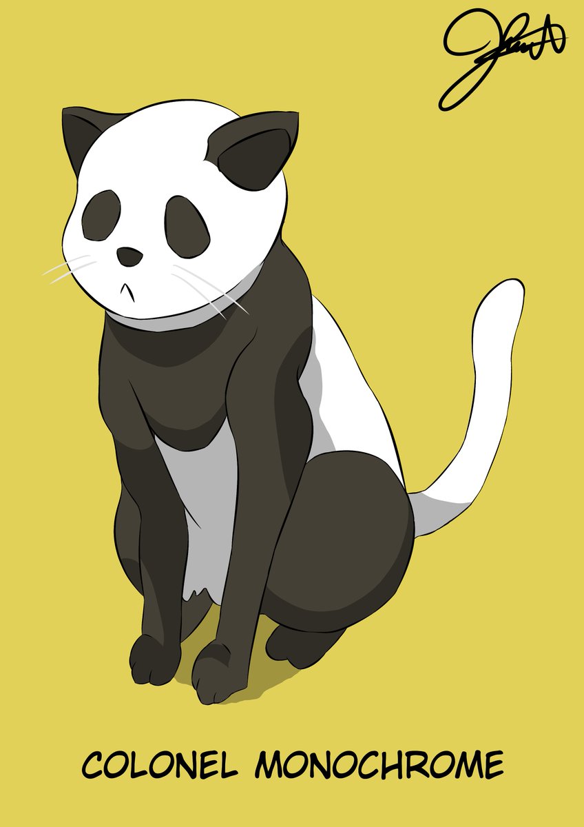 Kurtmitx's tweet photo. -- Day 1 of 1 character per day until I get used to digital arts series -- https://t.co/hvmx6FC6K5