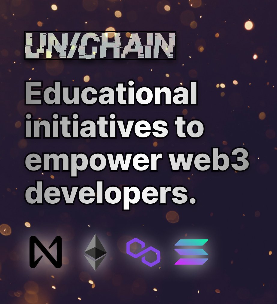 yuki_unchain's tweet image. web3 dev community UNCHAIN に NEAR の学習コンテンツを追加✨

Fracton Ventures (@wecandaoit) やNEAR Japan (@NEARProtocolJP) とタッグを組んで、web3の開発エコシステムをエンパワーしていきます💪🔥

Join UNCHAIN👋unchain.tech

#web3dev #NEAR #UNCHAIN