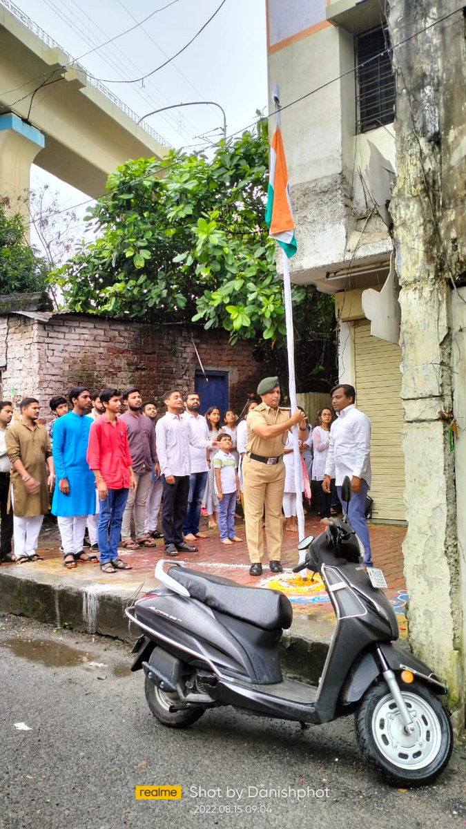 ABVPVidarbha's tweet photo. अभाविप विदर्भ प्रांत कार्यालयात ध्वजारोहण.
प्रमुखअतिथी म्हणुन डॉ.अभय मुदगल सर यांच्या हस्ते ध्वजारोहण करण्यात आला. https://t.co/lsICrKWpit