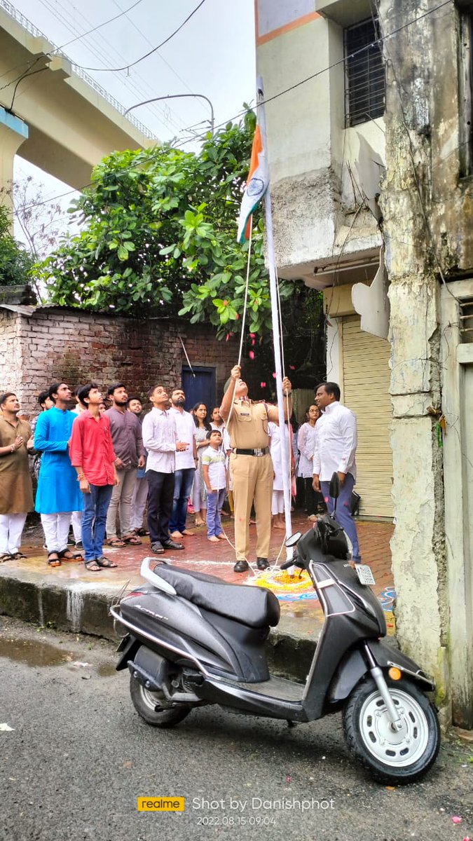 ABVPVidarbha's tweet photo. अभाविप विदर्भ प्रांत कार्यालयात ध्वजारोहण.
प्रमुखअतिथी म्हणुन डॉ.अभय मुदगल सर यांच्या हस्ते ध्वजारोहण करण्यात आला. https://t.co/lsICrKWpit