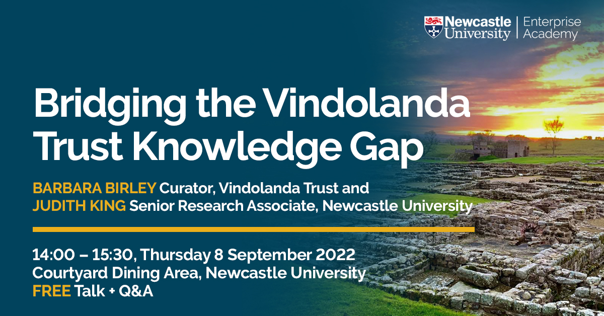 Less than a month to go until <a href="/BarbaraBirley/">Barbara Birley</a> and Judith King discuss Knowledge Transfer Partnerships with <a href="/UniofNewcastle/">Newcastle University</a>; sharing info on how this scheme can support business activity and growth <a href="/VindolandaTrust/">Vindolanda Trust</a>. Sign up&gt;&gt; bit.ly/3AagY6Y