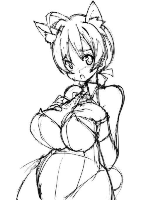 新しいペン先試し描きーネ 