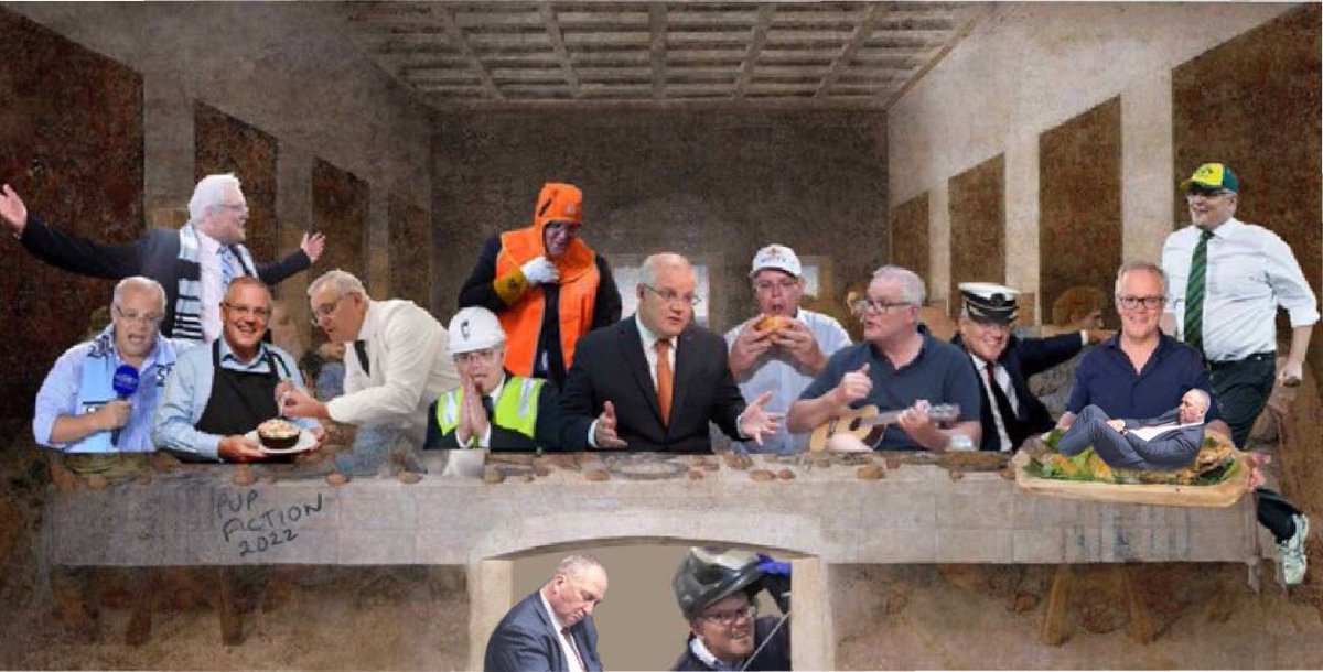 jjjove's tweet photo. For all those people who’ve badgered me to put Barnaby in this image, here you are.
Don’t say I don’t do anything for you…🙄😒
I’m calling that dish Barnamundi btw. https://t.co/4NmJrx6GfW