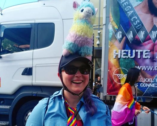LIPARTie2's tweet photo. Auch dem #CSD Rhein-Neckar 2022 in #Mannheim hat unsere Fraktionskollegin Lea Schöllkopf uns würdig vertreten 😃 #CSDRN #CSD2022 #Queer 🌈 https://t.co/vsjwLsDSKp