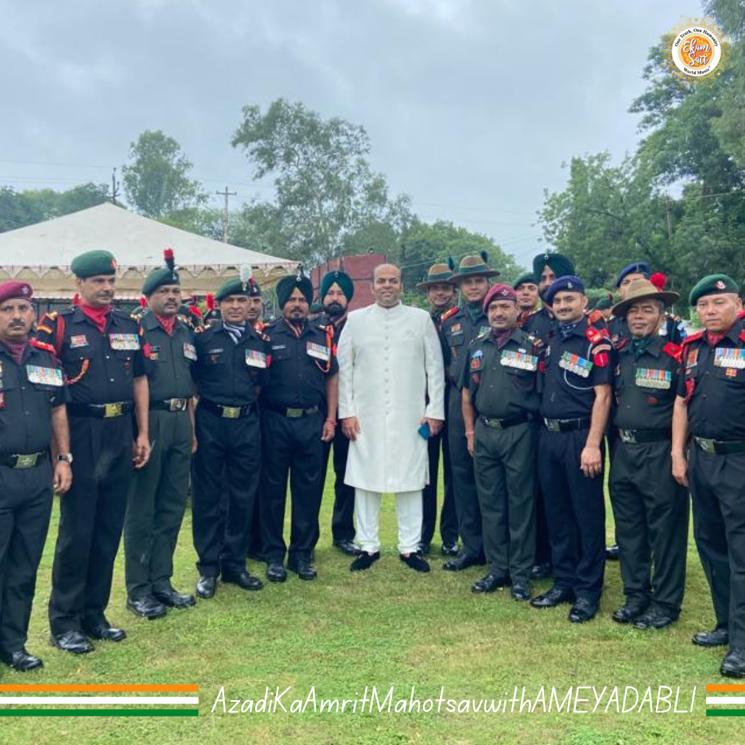 dabliameya's tweet photo. Honoured be a special invitee to lay the wreath at the Amar Jawan Jyot at Infantry School Mhow, this morning!

Jai Hind 🇮🇳🙏
#IndiaAt75 #IndependenceDay2022 
#EkamSatt
#IndianArmy https://t.co/BCJyk5afoy