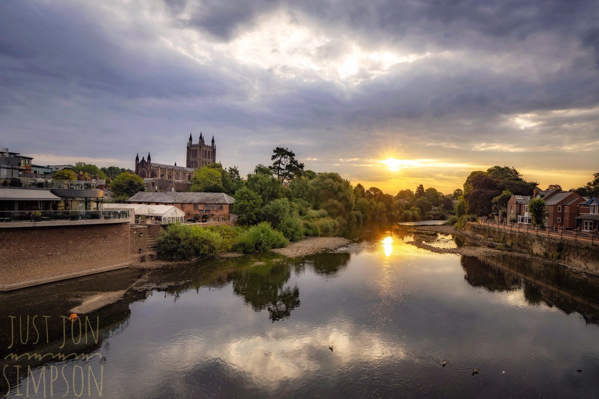 A change in the weather in #Hereford #Herefordshire