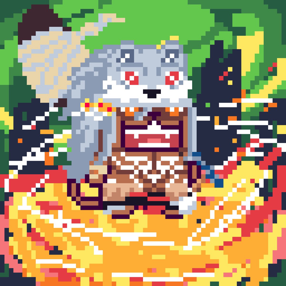 Tcatstar's tweet photo. New NFT 😻
Name roarfe cat 😼
monster hunter cat with a stalwart body and weapons made from monster parts Delve into a world beyond imagination🏞️
Price 0.005 ETH (polygon )
https://t.co/RrnQXU5Jkx
#NFT #nftcommunity #NFTThaicommunity #Polygon #opensea #pixelart #cat #monhunt https://t.co/c20FXjnfMS