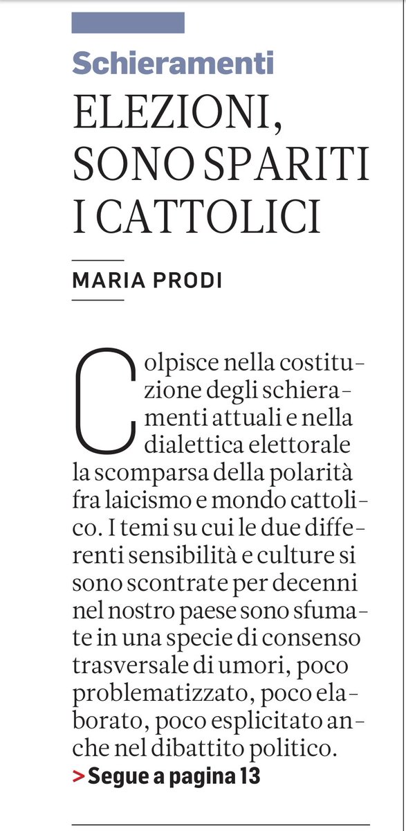 mariaprodi's tweet photo. Pubblicata tre giorni fa. Ma a liste chiuse ci sarebbe da aggiungere ancora altro. Lo aggiungerò.... https://t.co/nq7jMXTtaq