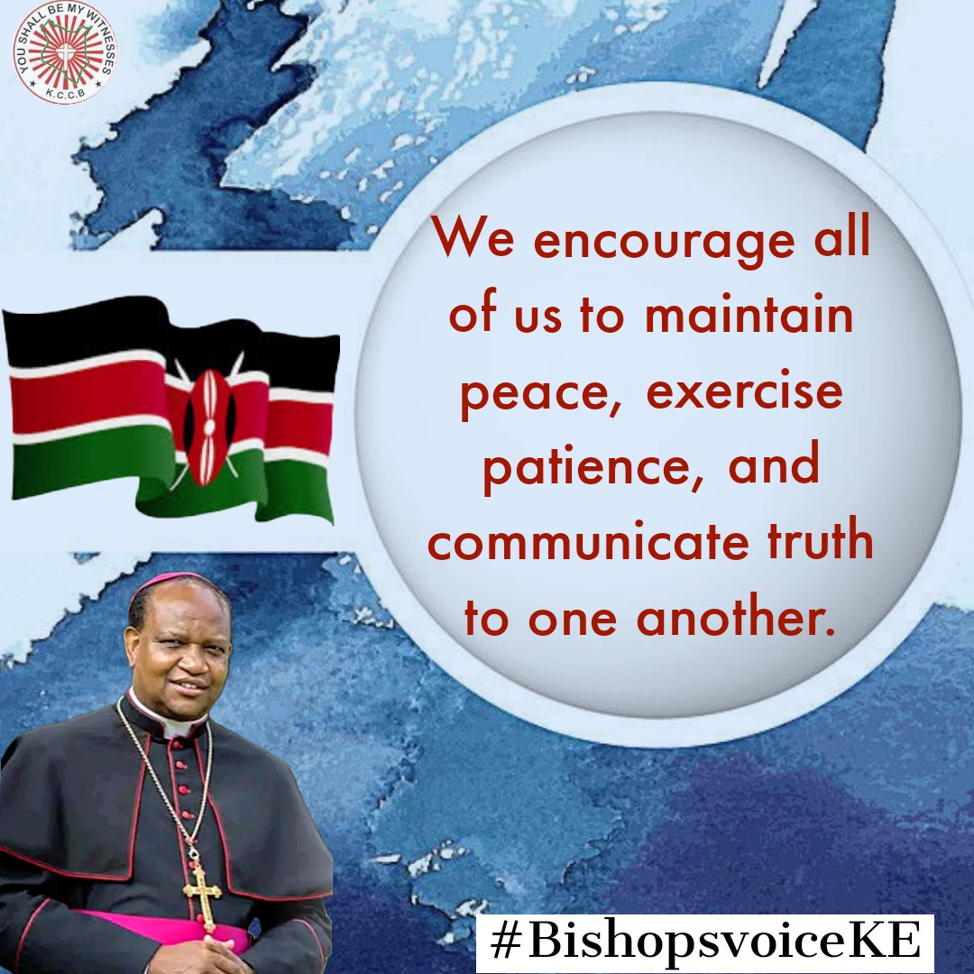RadioMurang1's tweet photo. #BishopsvoiceKE A call to calm, peace and patience #15august #ElectionsKE2022 @NationBreaking @Lawrencegatinu @KenyaKccb https://t.co/Cjl2pYPG0s