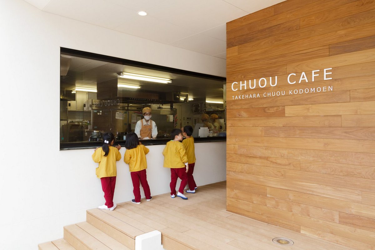 LexiconplusIon's tweet photo. C.O Kindergarten and Nursery by HIBINOSEKKEI + Youji no Shiro  in Hiroshima, Japan is designed based on the interaction between children and space. The separate in-house café acts as an interactive space for children, teachers and parents. https://t.co/caHS2GK0Zg